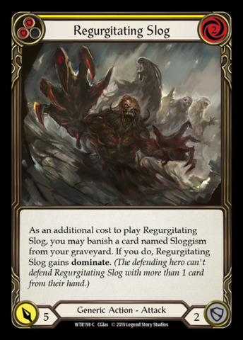 Regurgitating Slog (Yellow) - Rainbow Foil - 1st Edition