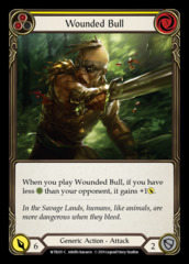 Wounded Bull (Yellow) - Rainbow Foil - 1st Edition