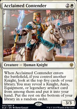 Acclaimed Contender - Foil - Promo Pack