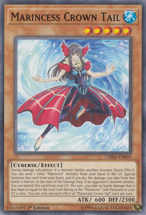 Marincess Crown Tail - CHIM-EN003 - Common - 1st Edition