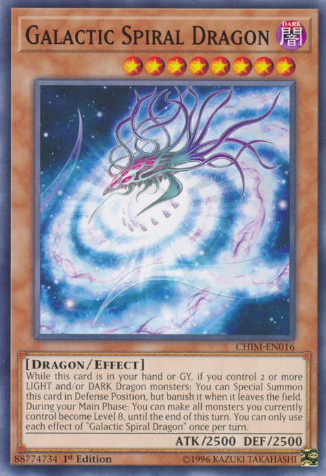 Galactic Spiral Dragon - CHIM-EN016 - Common - 1st Edition