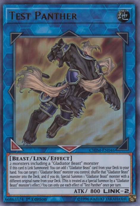 Test Panther - CHIM-EN046 - Ultra Rare - 1st Edition