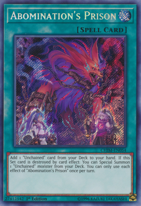 Abominations Prison - CHIM-EN054 - Secret Rare - 1st Edition