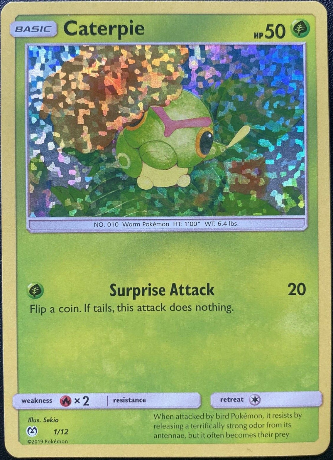 Caterpie - 1/12 - McDonalds Promo 2019