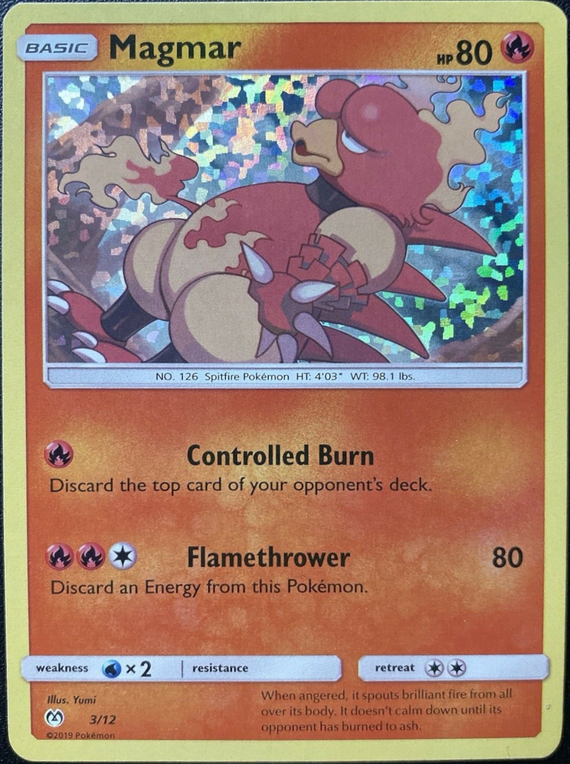 Magmar - 3/12 - McDonalds Promo 2019