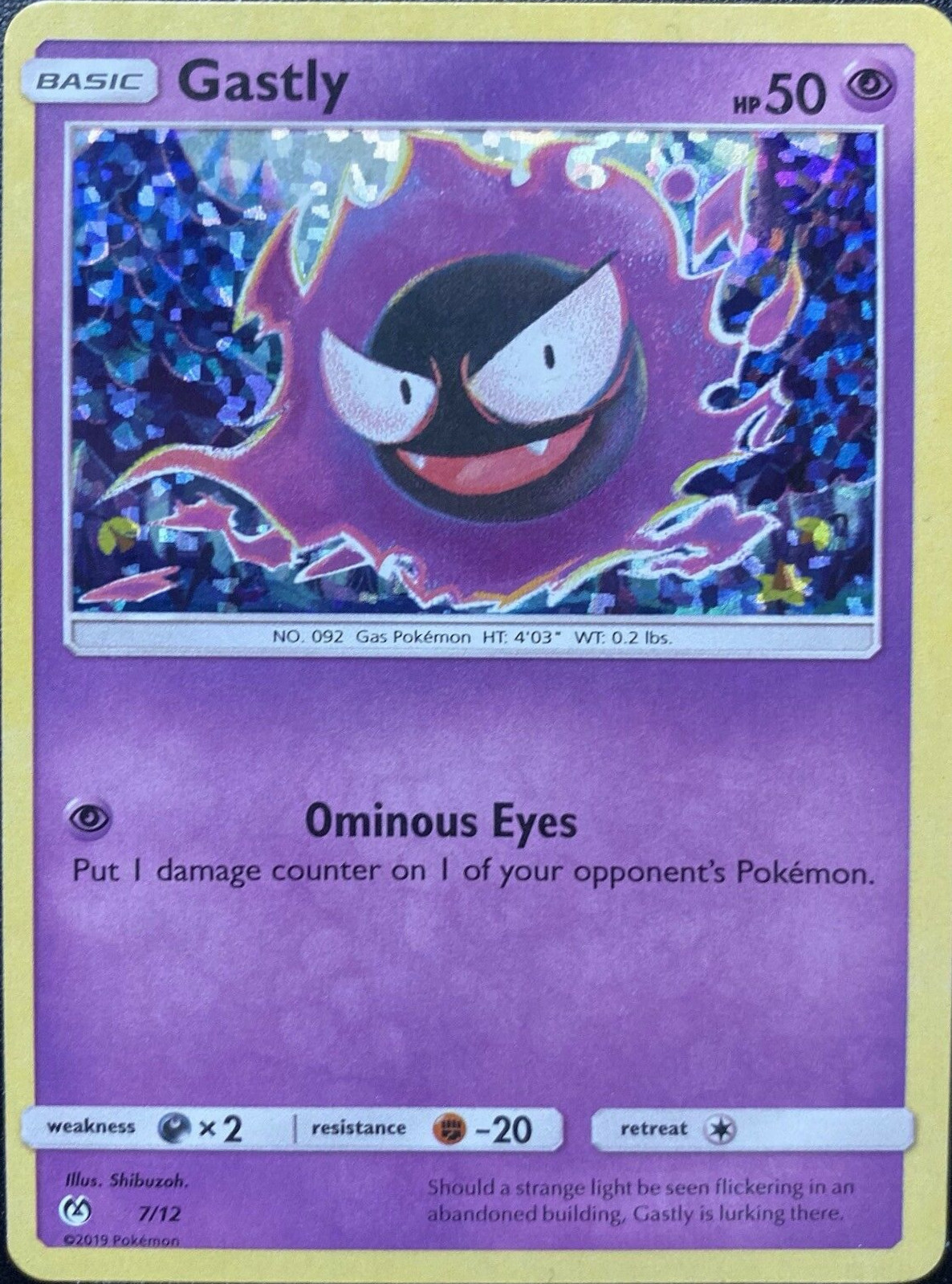 Gastly - 7/12 - McDonalds Promo 2019