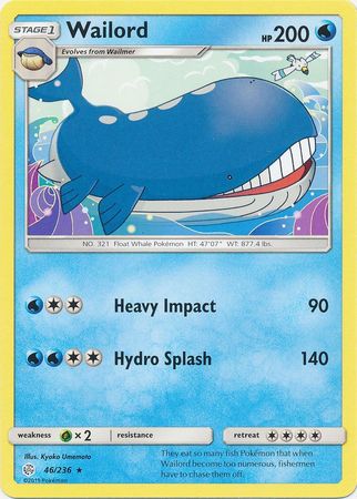 Wailord - 46/236 - Rare