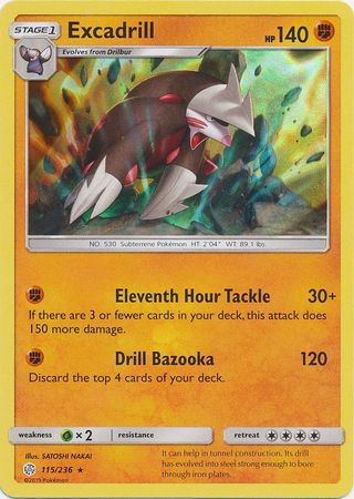 Excadrill - 115/236 - Holo Rare