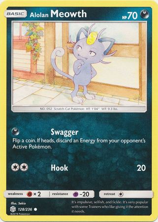 Alolan Meowth - 128/236 - Common