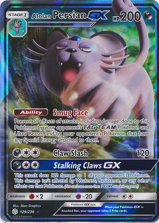 Alolan Persian GX - 129/236 - Ultra Rare