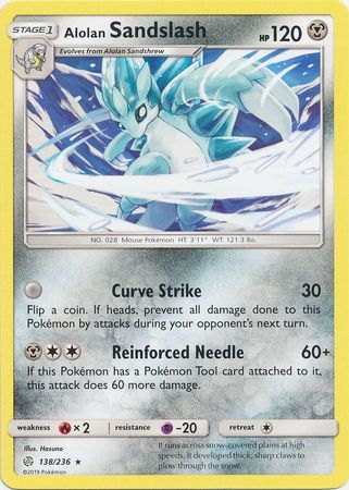 Alolan Sandslash - 138/236 - Rare