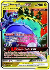 Naganadel & Guzzlord Tag Team GX - 158/236 - S&M Cosmic Eclipse Ultra Rare