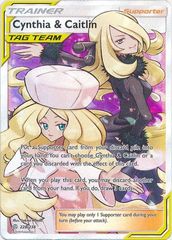 Cynthia & Caitlin - 228/236 - Full Art Ultra Rare