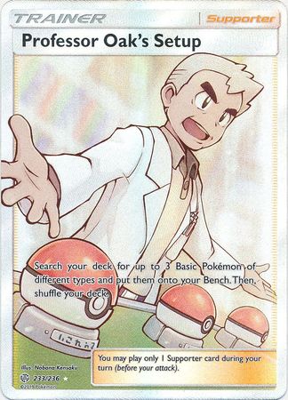 Professor Oaks Setup - 233/236 - Full Art Ultra Rare