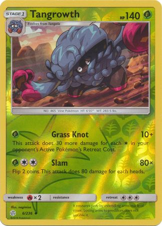 Tangrowth - 6/236 - Uncommon - Reverse Holo