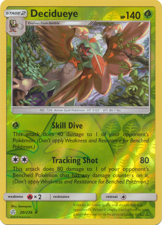 Decidueye - 20/236 - Reverse Holo