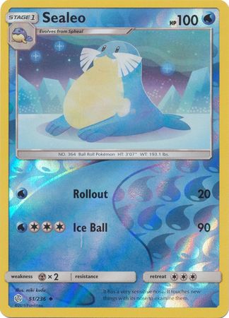 Sealeo - 51/236 - Uncommon - Reverse Holo