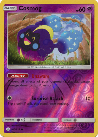 Cosmog - 100/236 - Common - Reverse Holo