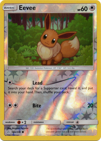 Eevee - 166/236 - Common - Reverse Holo