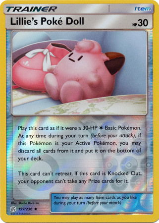 Lillies Poke Doll - 197/236 - Uncommon - Reverse Holo Lillies Poke Doll - 197/236 - Uncommon - Reverse Holo