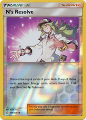 N's Resolve - 200/236 - Uncommon - Reverse Holo