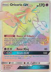 Oricorio GX - 255/236 - Secret Rare