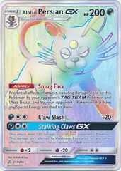 Alolan Persian GX - 257/236 - Secret Rare