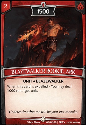 Blazewalker Rookie, Ark