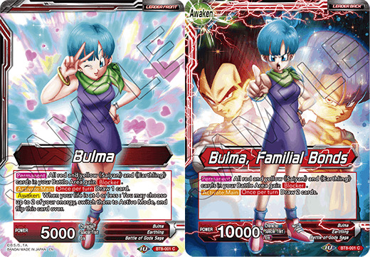 Bulma // Bulma, Familial Bonds - BT8-001 - C - Foil