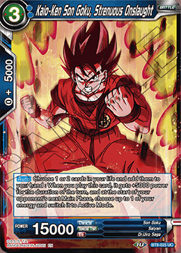 Kaio-Ken Son Goku, Strenuous Onslaught - BT8-025 - UC