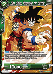 Son Goku, Prepping for Battle - BT8-046 - C