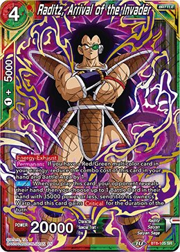 Raditz, Arrival of the Invader - BT8-105 - SR