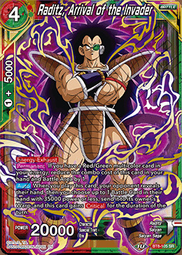 Raditz, Arrival of the Invader - BT8-105 - SR