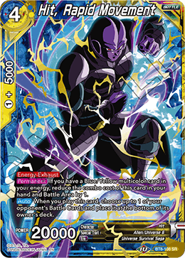 Hit, Rapid Movement - BT8-108 - SR