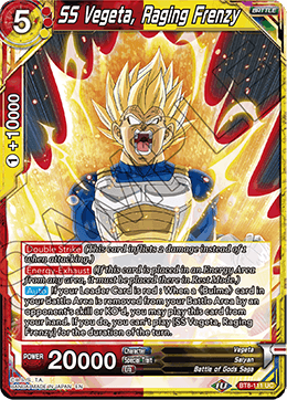 SS Vegeta, Raging Frenzy - BT8-111 - UC - Foil