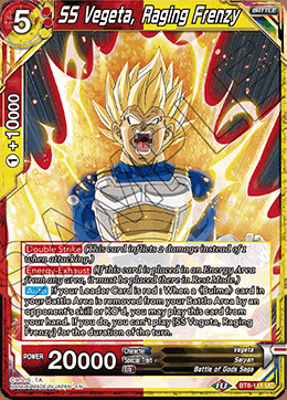 SS Vegeta, Raging Frenzy - BT8-111 - UC - Foil