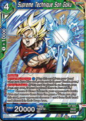 Supreme Technique Son Goku - BT8-117 - UC - Foil