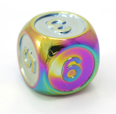 Single d6 - Gothica Scorched Rainbow