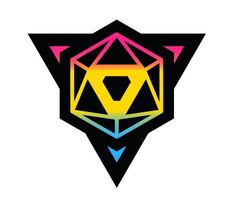 Die Hard Dice Pride Sticker - Pansexual