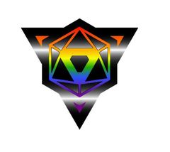 Die Hard Dice Pride Sticker - Ally Version 2