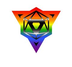 Die Hard Dice Pride Sticker - Ally Version 1