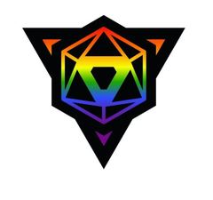 Die Hard Dice Pride Sticker - Rainbow