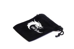 Old School Dice: Small Velvet Dice Bag w/ Logo