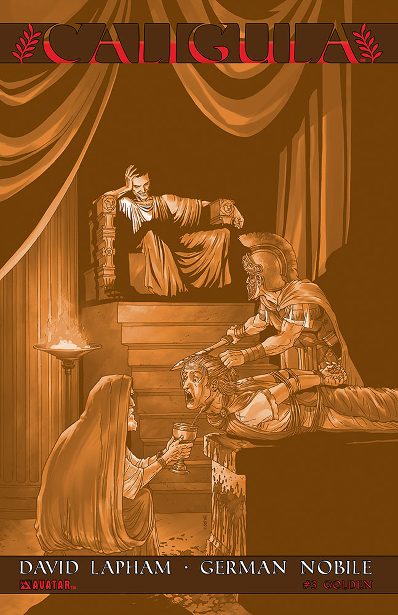 Caligula #3 Golden Var (MR) (STL143021)