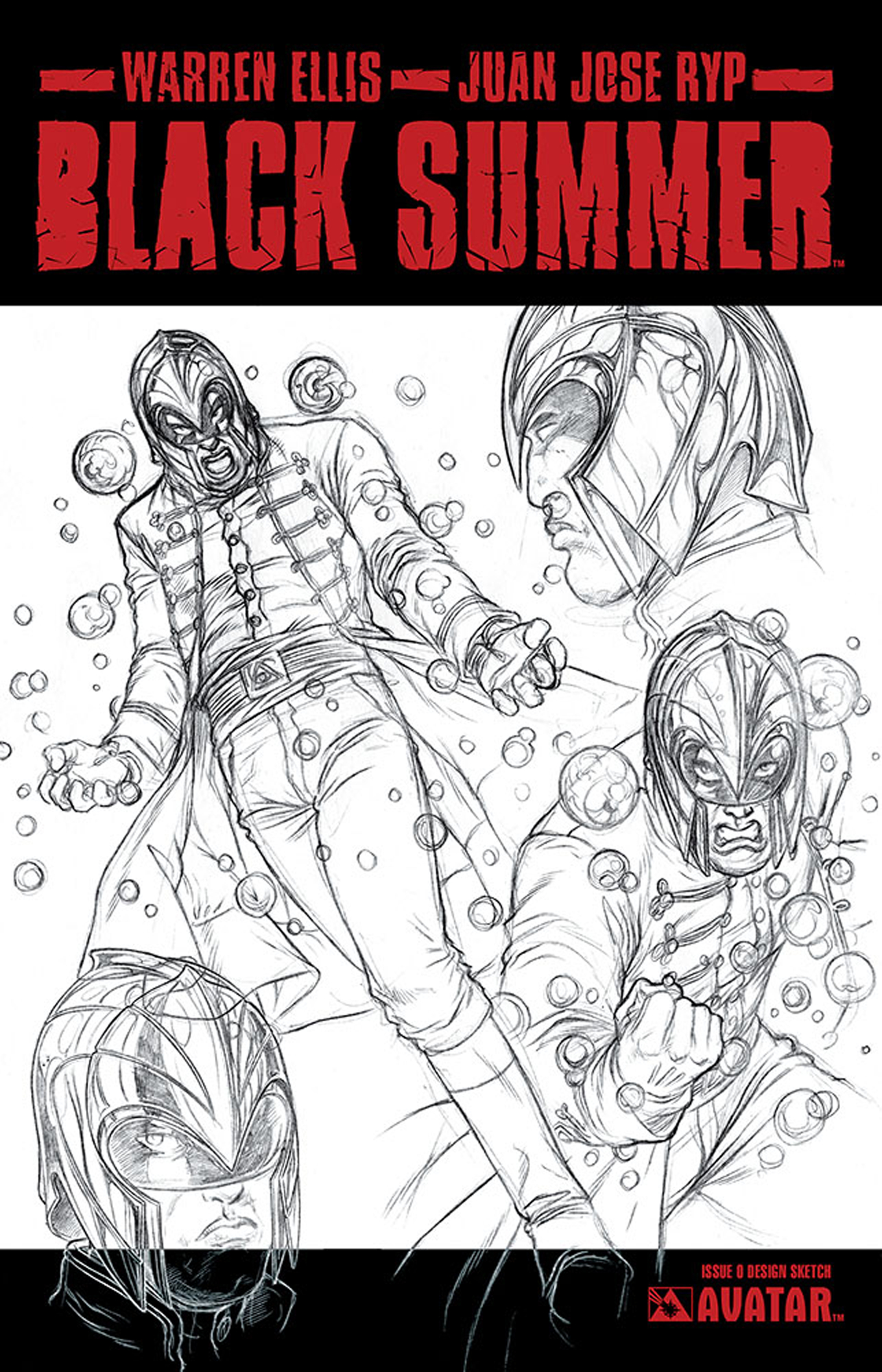 Black Summer #0 Design Sketch Var (MR) (STL143031)