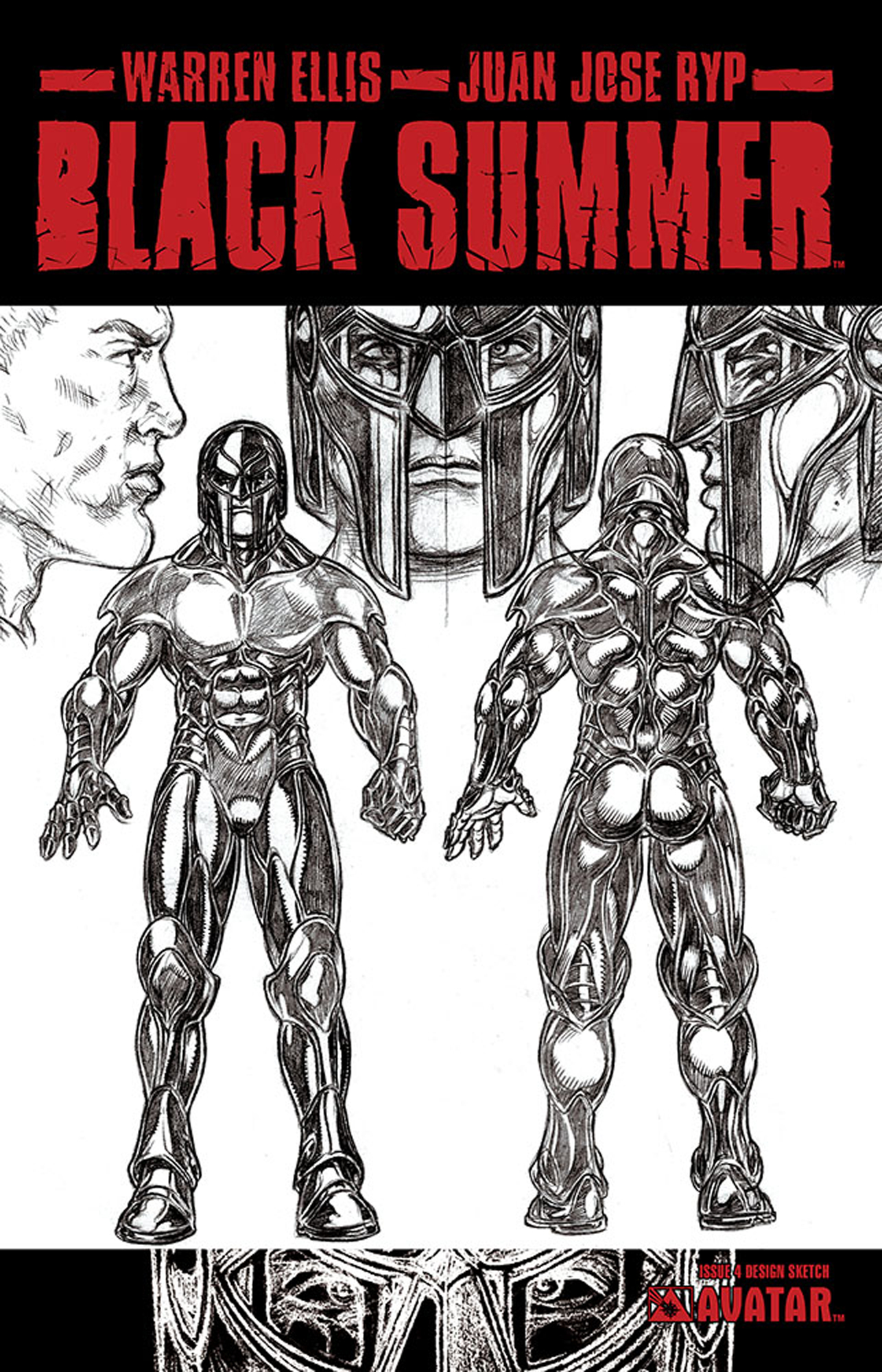 Black Summer #4 Design Sketch Var (MR) (STL143035)