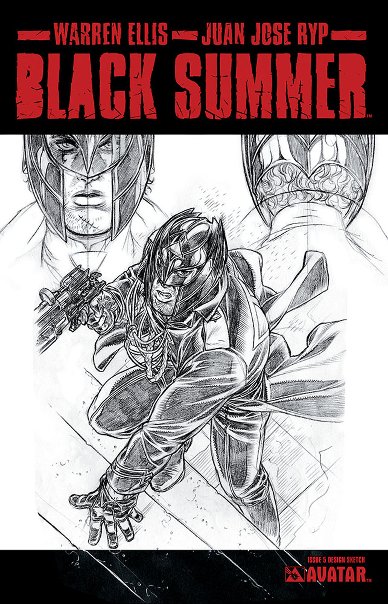 Black Summer #5 Design Sketch Var (MR) (STL143036)