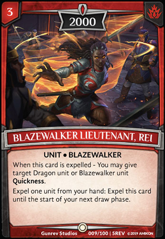 Blazewalker Lieutenant, Rei