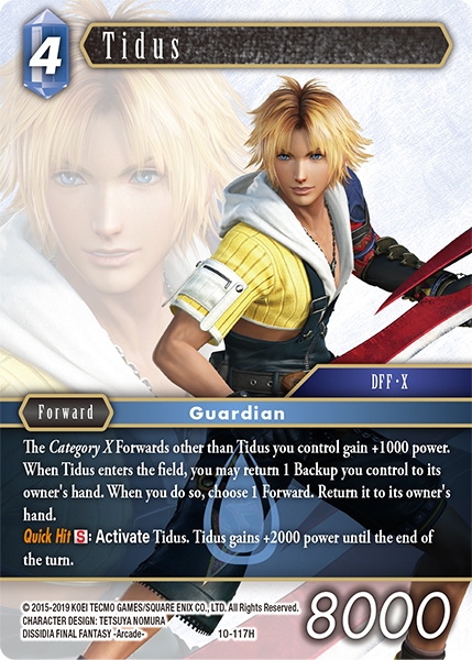 Tidus - 10-117H - Foil