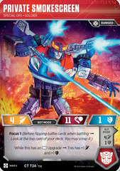 Private Smokescreen // Special Ops Soldier
